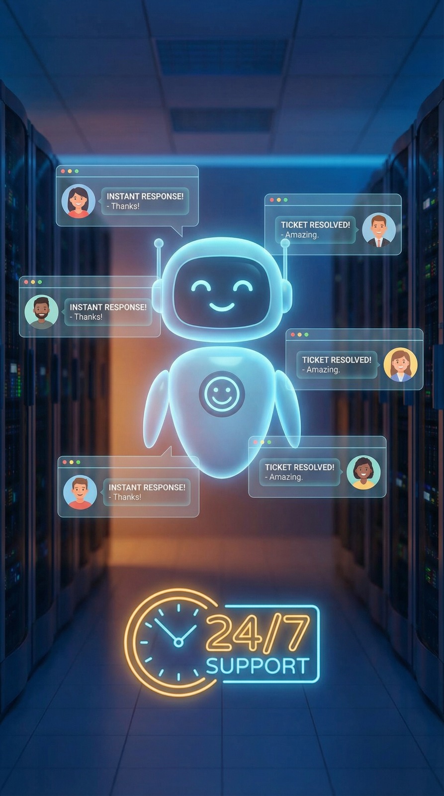 Intelligent Business Website with AI Integration